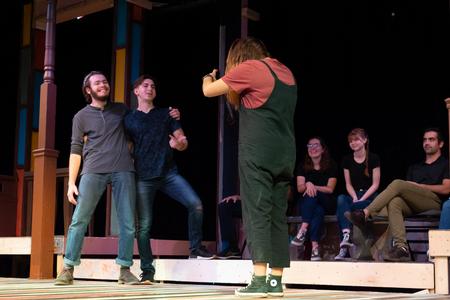 Blank Slate Improv performs in the W.D. Powell Theatre. - Photo by Naomi Mengel