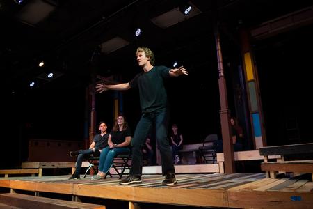 Blank Slate Improv performs in the W.D. Powell Theatre. - Photo by Naomi Mengel