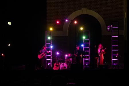 Students perform during the Homecoming Hullabaloo.  - Photo by Joey Echeverria