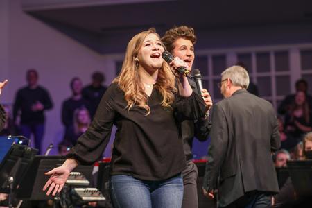 Music students perform in Night of Worship at Englewood Baptist Church. - Photo by Kristi McMurry Woody