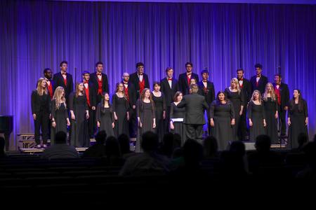 University Singers perform during the annual Spring Choral Concert. - Photo by Kristi McMurry Woody