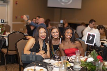 Student athletes pose at the Top Dawg Awards Banquet. - Photo by Kristi McMurry Woody