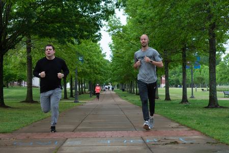 Participants run in the Stomp Out Stigma 5K. - Photo by Naomi Mengel