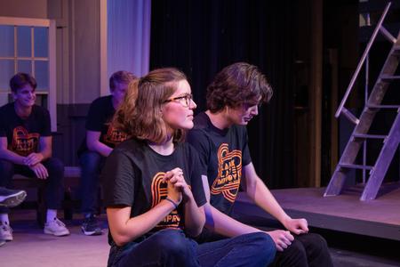 Blank Slate Improv performs during Family Weekend. - Photo by Abigail Aspinwall