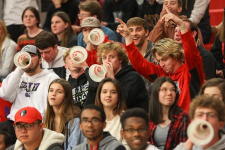 Students cheer and chant during Bulldog Madness. - Photo by Kristi McMurry Woody