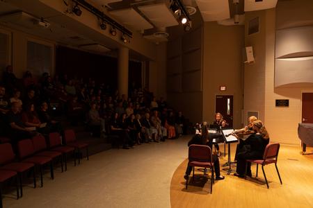 Students perform in the Chamber Music Concert.  - Photo by Cade Smith