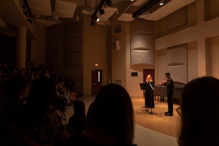 Students perform in the Chamber Music Concert.  - Photo by Cade Smith