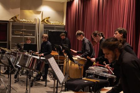 Students perform in the Chamber Choir Concert.  - Photo by Cade Smith