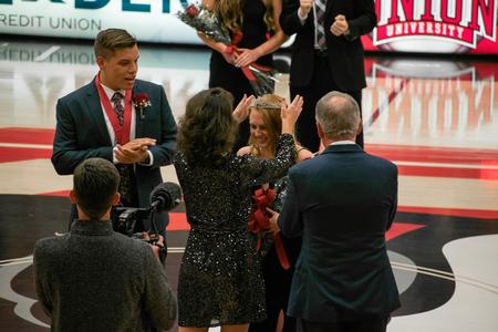 Mary Helen English is crowned Ms. Union during Homecoming 2021. - Photo by Faith Orr