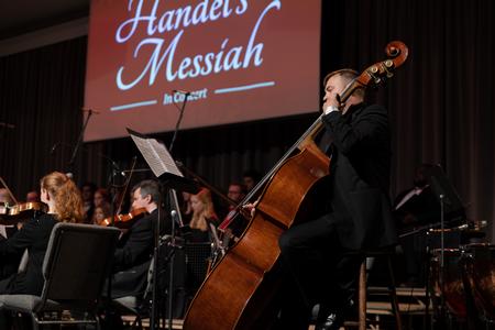 The music department performs Handel's Messiah in the chapel. - Photo by Cade Smith