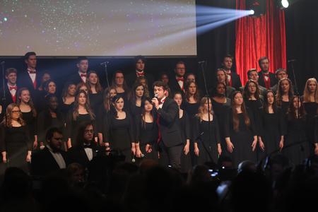 Students perform in the annual Union Christmas concert. - Photo by Kristi McMurry Woody