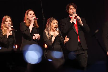 Students perform in the annual Union Christmas concert.  - Photo by Kristi McMurry Woody