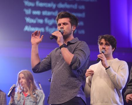 Clark Walker performs during the annual Night of Worship at Englewood Baptist Church. - Photo by Kristi McMurry Woody