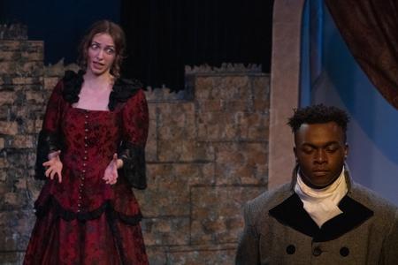 Charis Murrey and Steve Williams perform in the theatre's performance of "The Count of Monte Cristo." - Photo by Abigail Aspinwall