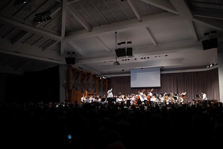The symphonic band and symphony orchestra perform a special concert called, "Night at the Movies." - Photo by Kristi McMurry Woody
