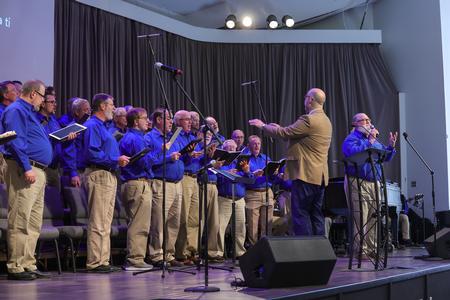 The Tennessee Men’s Chorale led the bicentennial chapel service, hosted by the Tennessee Baptist Mission Board. - Photo by Suzanne Rhodes