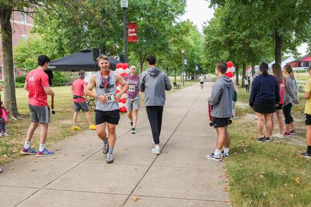 Over 100 people participate in Buster's Bicentennial 5K, as part of Union's bicentennial kick-off celebration. - Photo by Suzanne Rhodes
