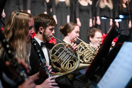 Union students and faculty perform during the annual A Union Christmas concert. - Photo by Kristi McMurry Woody
