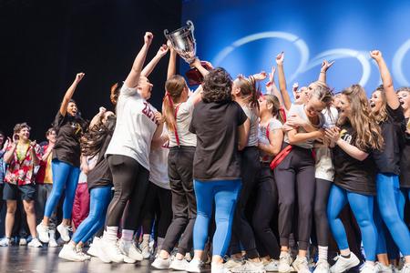 4/15/23 - Zeta Tau Alpha takes home the trophy at SAC's annual Variety Show. - Kristi McMurry Woody