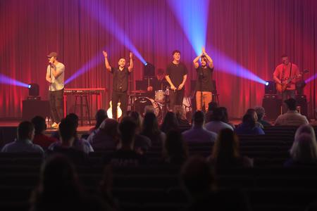 Anthem Lights led in a Night of Worship to close out Union's year-long Bicentennial Celebration. - Photo by Scott Lancaster