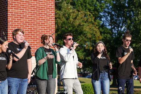 Voices of Proclamation performs at Union Night during Family Weekend. - Photo by Karley Hathcock