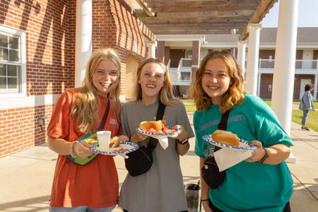 Residence Life hosts the Labor Day Block Party each year for students who stay in town for the holiday weekend. - Photo by Abigail Aspinwall