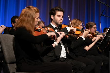 The Symphony Orchestra performed music that included Beethoven's Symphony #7 in A Major and selections from Pirates of the Caribbean by Klaus Badelt. - Photo by Kristi McMurry Woody