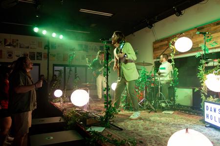Dawson Hollow performs at Homecoming Hullabaloo in Barefoots. - Photo by Lyla Dietz