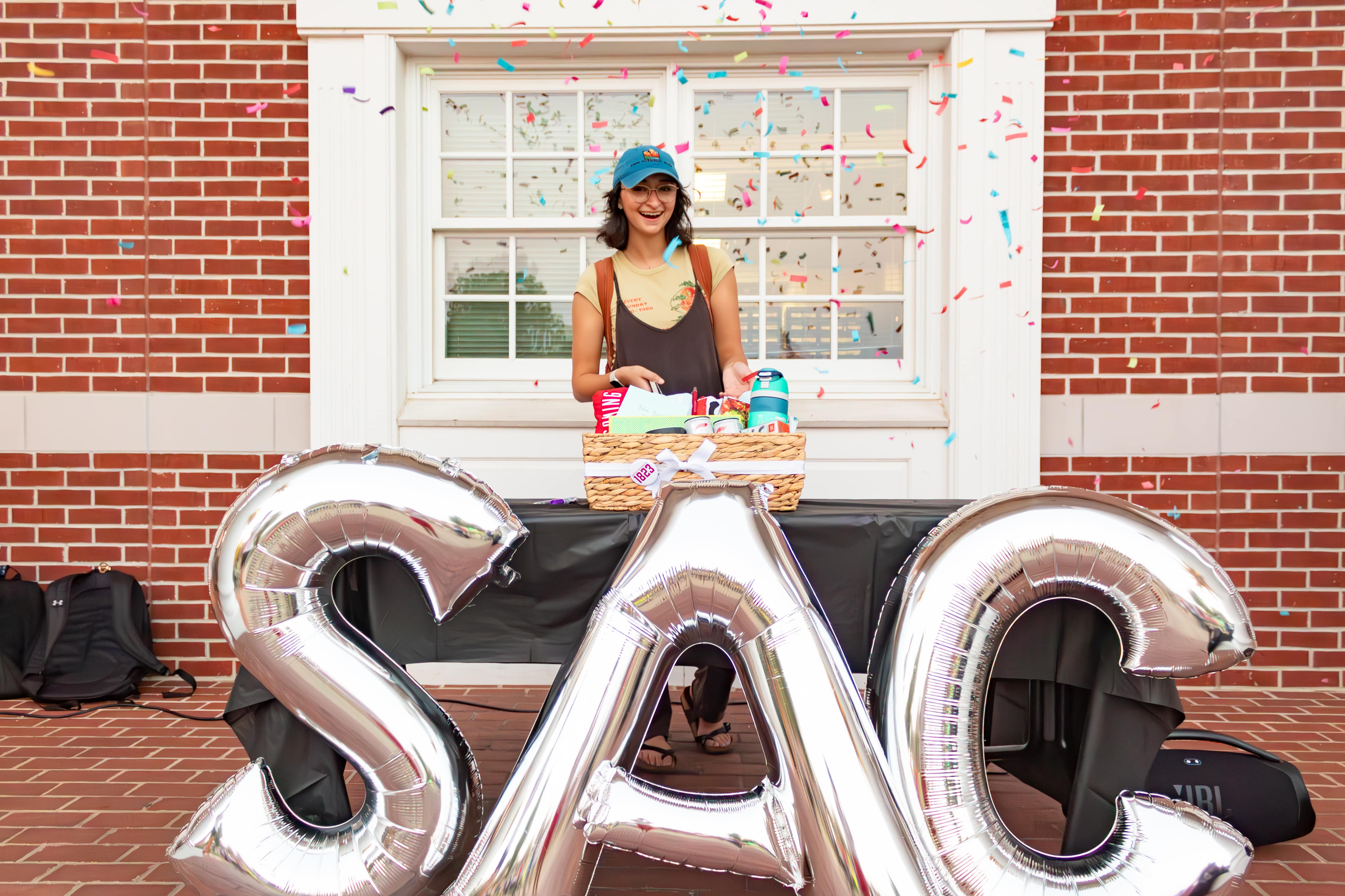 8/17/24 - Big smiles & even bigger surprises! Thanks to SAC for keeping campus life fun and memorable. - Karley Hathcock