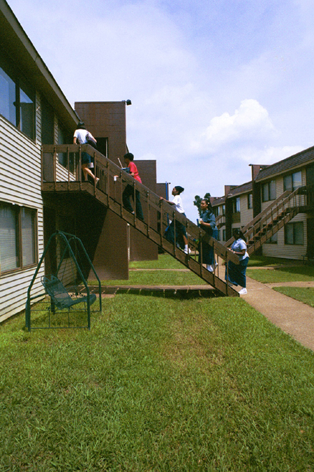 Family and friends alike showed up to help during Freshman Move-In. - Photo by Kristen Hiller