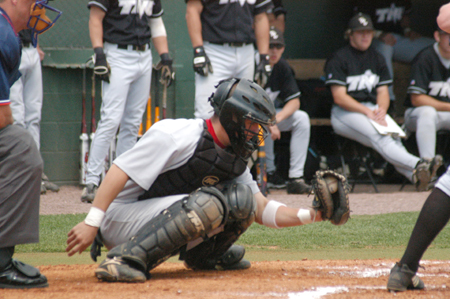 Elvis Sosa frams a pitch during a game in the TranSouth Conference Tournament. - Photo by Julie Powell