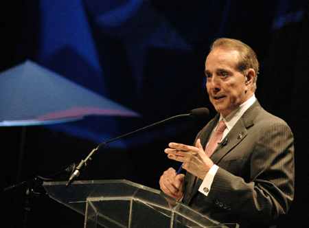 Former Republican Presidential nominee Bob Dole was the speaker for the 9th Annual Scholarship Banquet. - Photo by Kristen Nicole Sayres