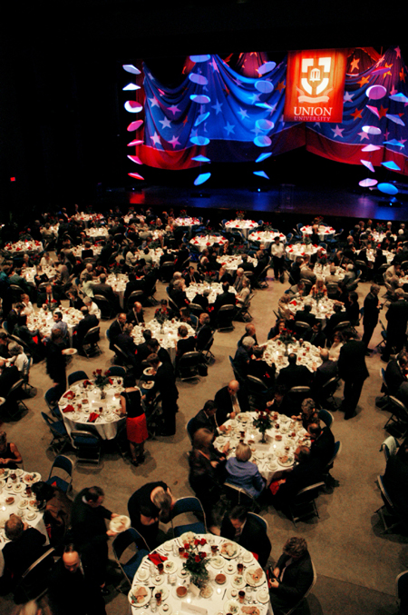 The 9th Annual Scholarship Banquet, held at Jackson’s Carl Perkins Civic Center, raised nearly $500,000 for student scholarships. - Photo by Brad Moore