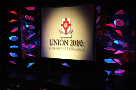 Union launched Union 2010, a $110 million capital campaign, at the beginning of the 9th Annual Scholarship Banquet. - Photo by Brad Moore