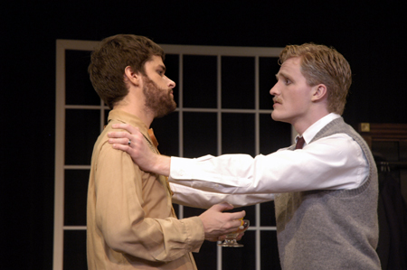 Aaron Shepherd and Andy Morris perform in <i>Tartuffe</i>. - Photo by Kathleen Murray