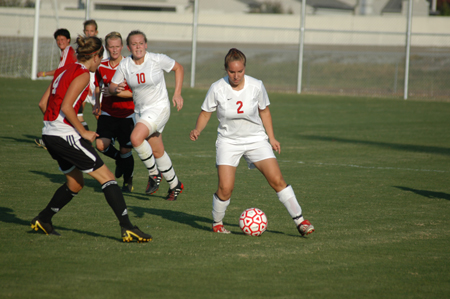 Megan Okerson (2) posseses the ball in Union match versus Martin Methodist. - Photo by Steven Aldridge