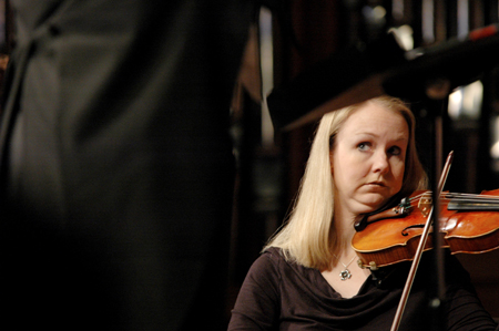 The Jackson Symphony performed with the music department during <em>A Union Christmas</em>. - Photo by Brad Moore