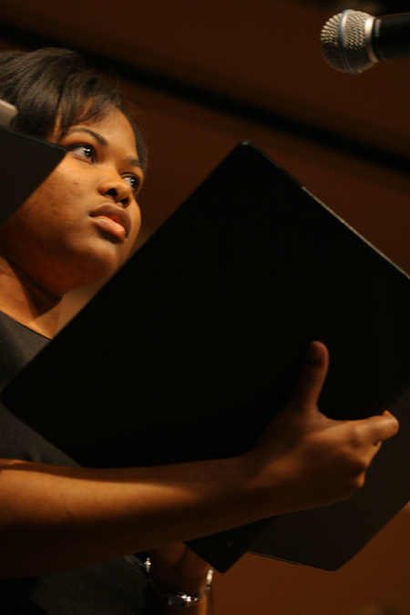 Jennifer Nelson performed during <em>A Union Christmas</em>. - Photo by Kyle Kurlick