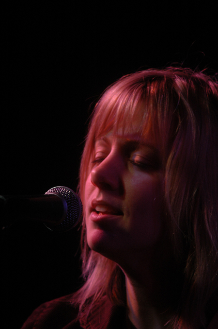 Sandra McCracken performs at the Homecoming Coffeehouse. - Photo by Kristen Nicole Sayres