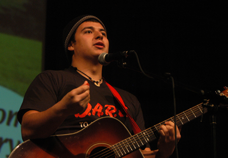 Stephen Fryrear peformed during the Variety Show. - Photo by Heather Phillips