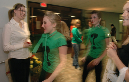 The Zetas came dressed and ready for the Variety Show. - Photo by Kristen Nicole Sayres
