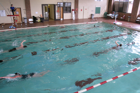 Swimmers enjoy the Acquatic Center. - Photo by Kyle Kurlick