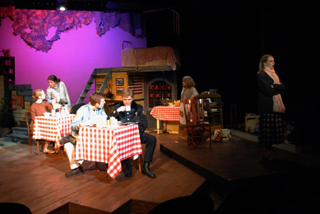 The cast of <em>The Spitfire Grill</em>. - Photo by Morris Abernathy