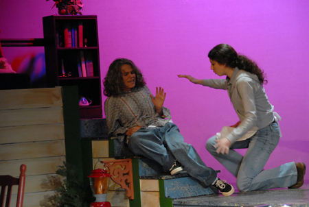 Julie Palmer and Lori Cunningham in <em>The Spitfire Grill</em>. - Photo by Morris Abernathy