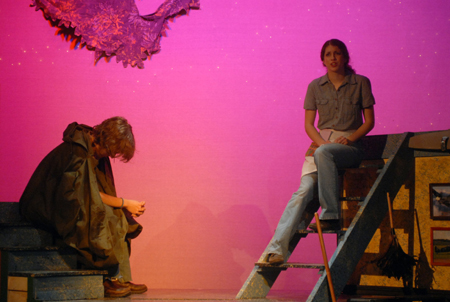 Nic Pfost and Lori Cunningham in <em>The Spitfire Grill</em>. - Photo by Morris Abernathy