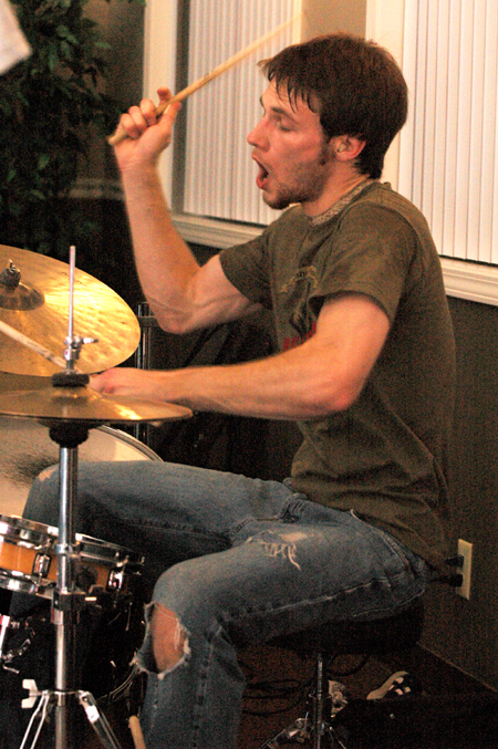 Alum Jesse Florida and his band greenwood made a return performance at Union for the Welcome Back Concert - a time that Union welcomes back its own for a night of music and discussion. - Photo by Brad Moore