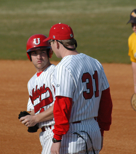 Junior Zach Lowery listens to Assistant Coach Brian Pepper's instructions. - Photo by Steven Aldridge