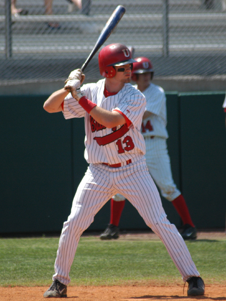 Jason Cooper, the junior second baseman for Union, waits on a pitch from a Cumberland hurler during a weekend conference series at Fesmire Field. - Photo by Steven Aldridge