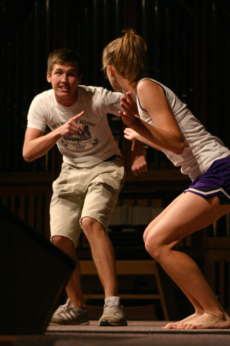 Ross Barnes & Lydia Bond perform during A Night of Song and Dance. - Photo by Stephanie Schroeder
