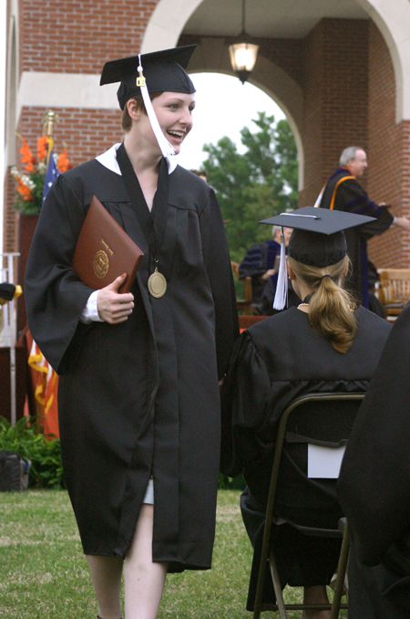 Jill Hickman Zimmer of Columbia, Tenn. received a bachelor of arts degree in Christian ethics. - Photo by Stephanie Schroeder